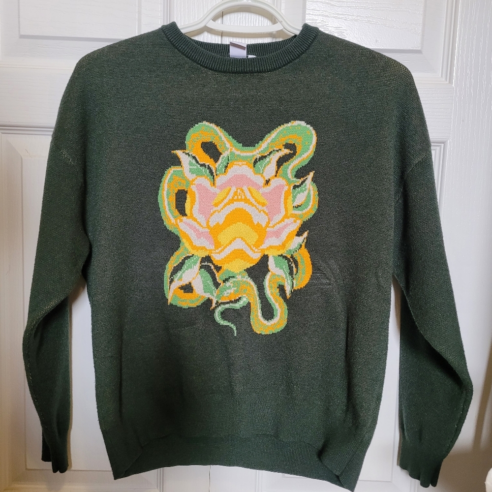 TWIK dark green sweater, medium, bought new